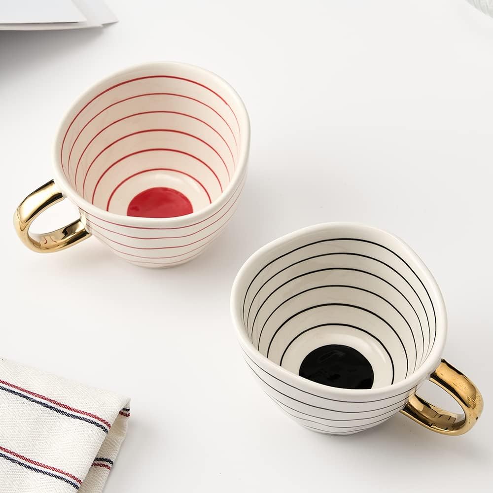 Striped Ceramic Mug