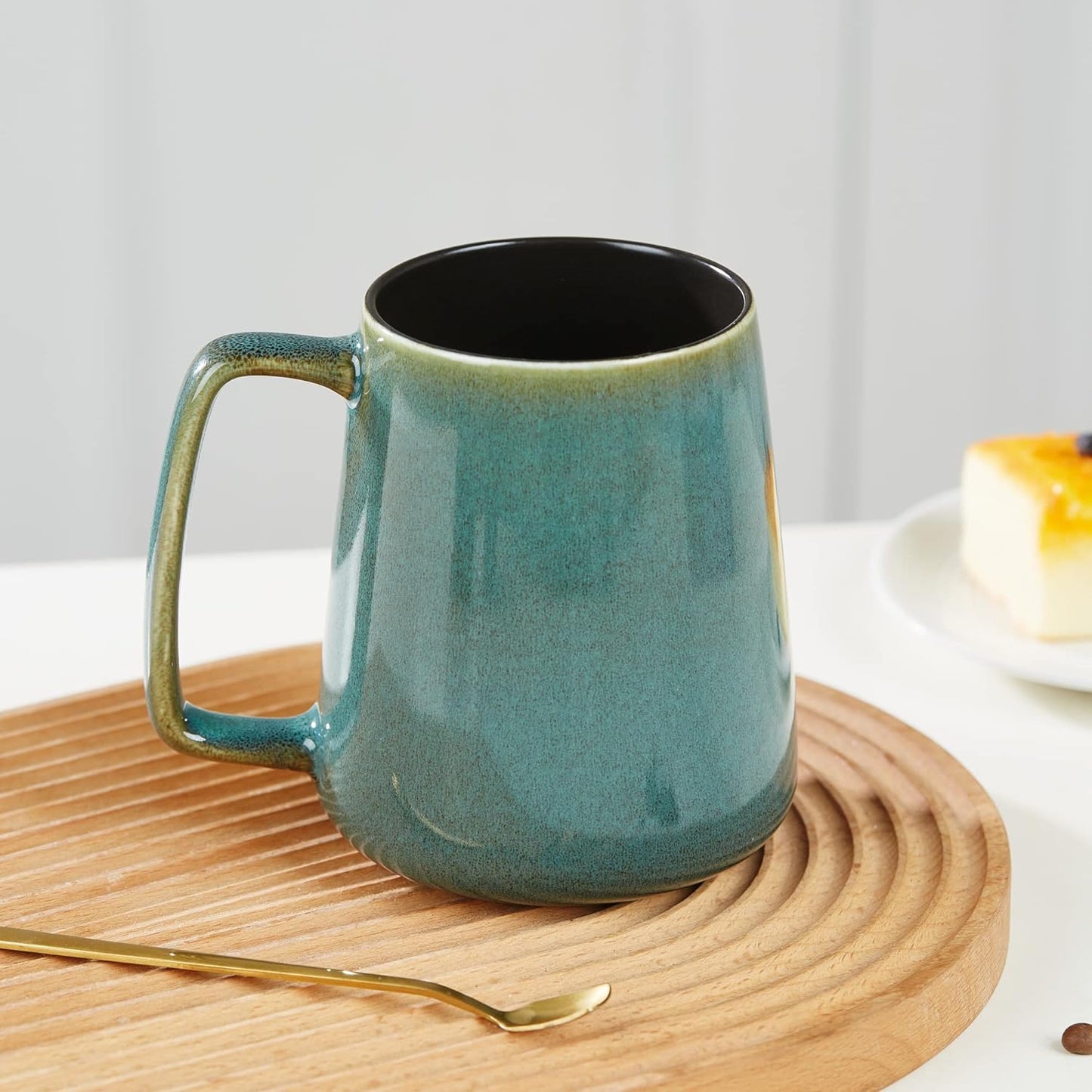 Green Ceramic Tea Mug