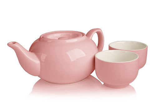 Ceramic Tea Set with 2 cups