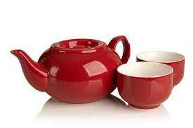 Ceramic Tea Set with 2 cups