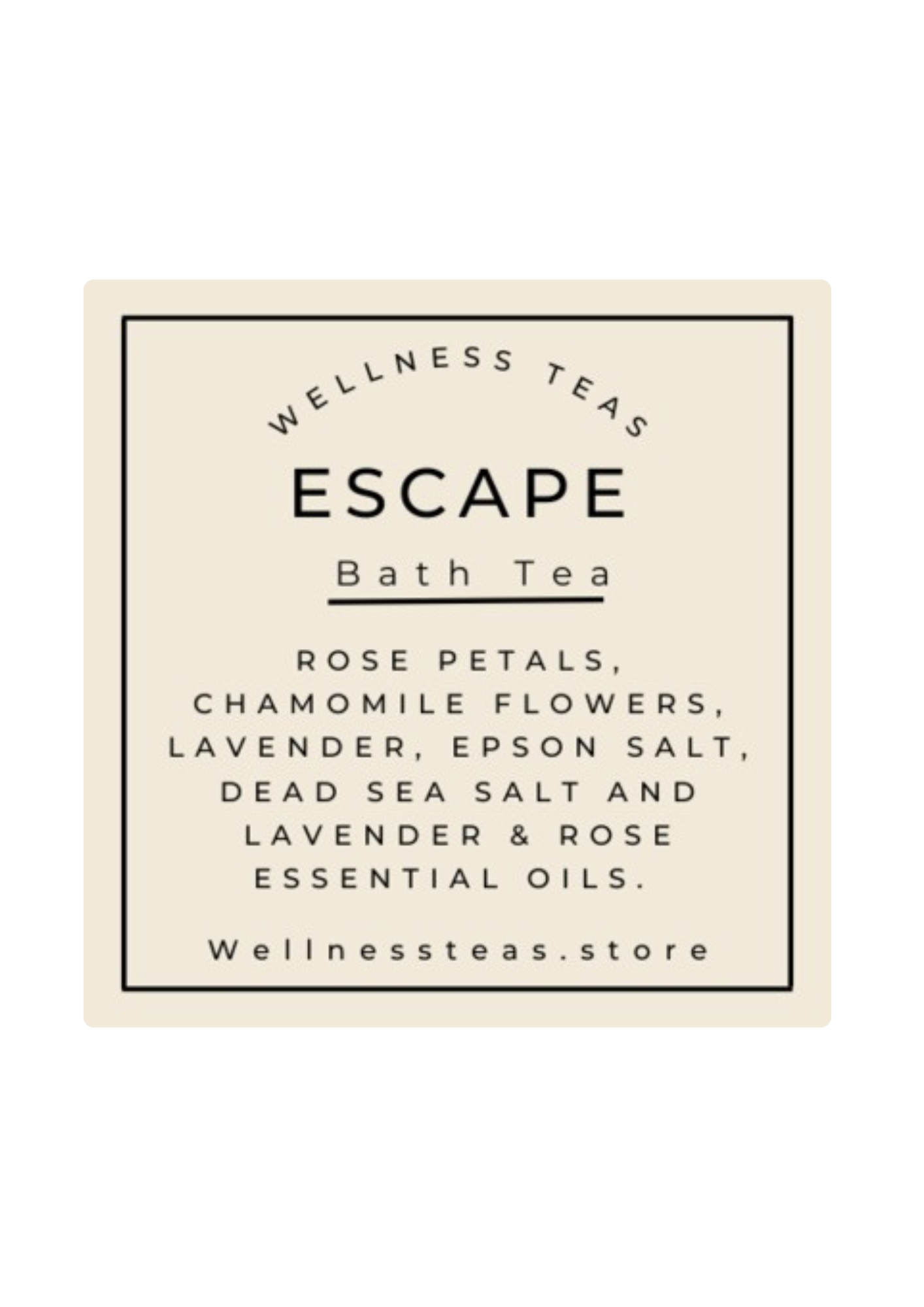 Escape Bath Tea Shot