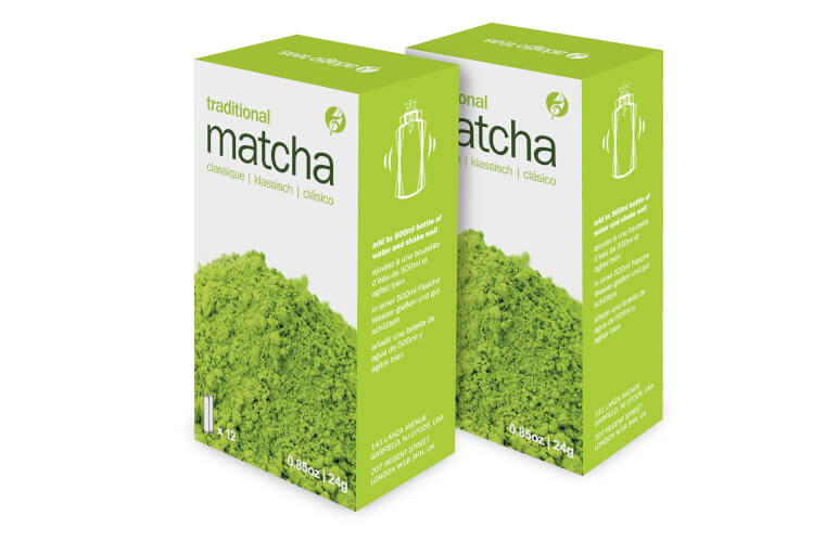 Matcha Grab and Go Sticks