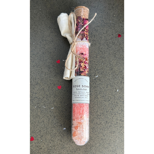 Rose Soak Bath Tea Shot
